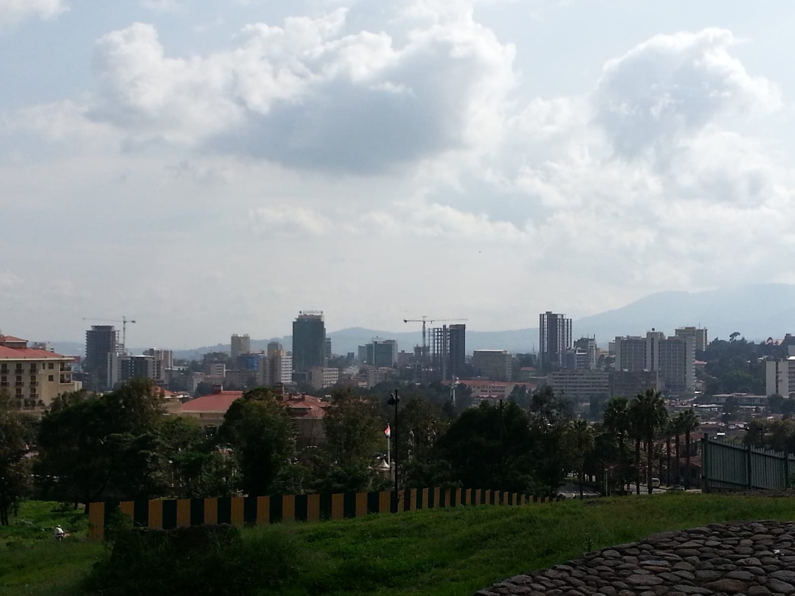 File photo: the skyline of Addis Ababa, Ethiopia's capital. The image is not from the events described.