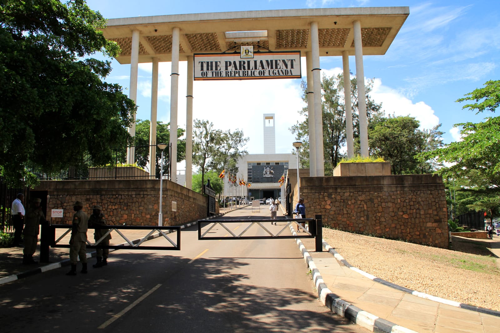The Parliament of Uganda in Kampala, photographed in 2010. File photo; officials gave the new oil timeline to Parliament.