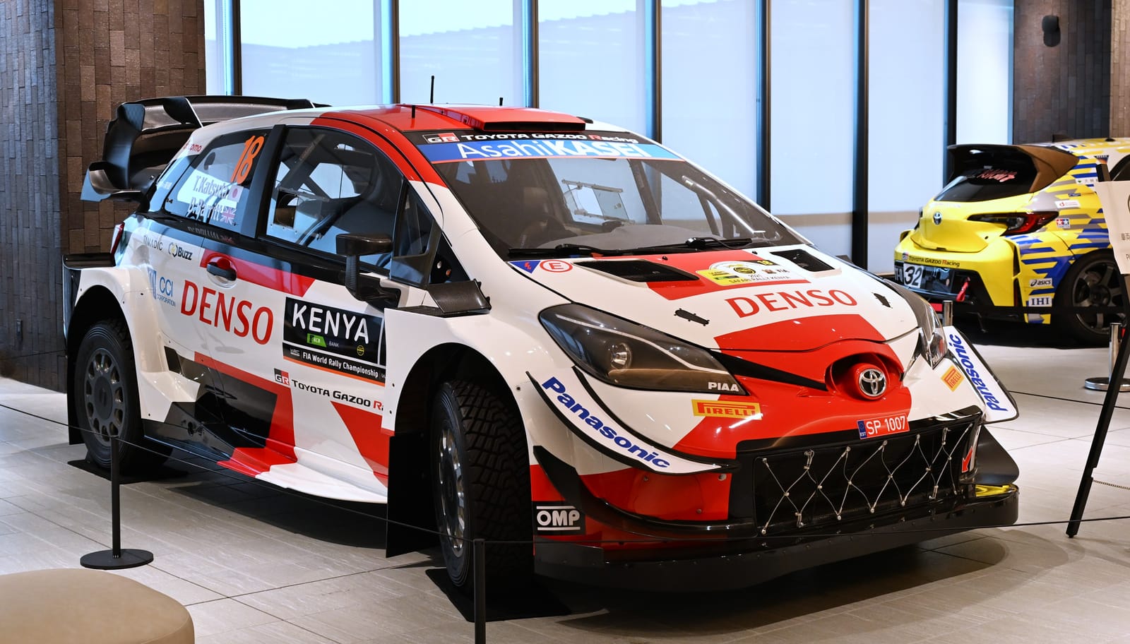 A Toyota Yaris WRC rally car (file photo).