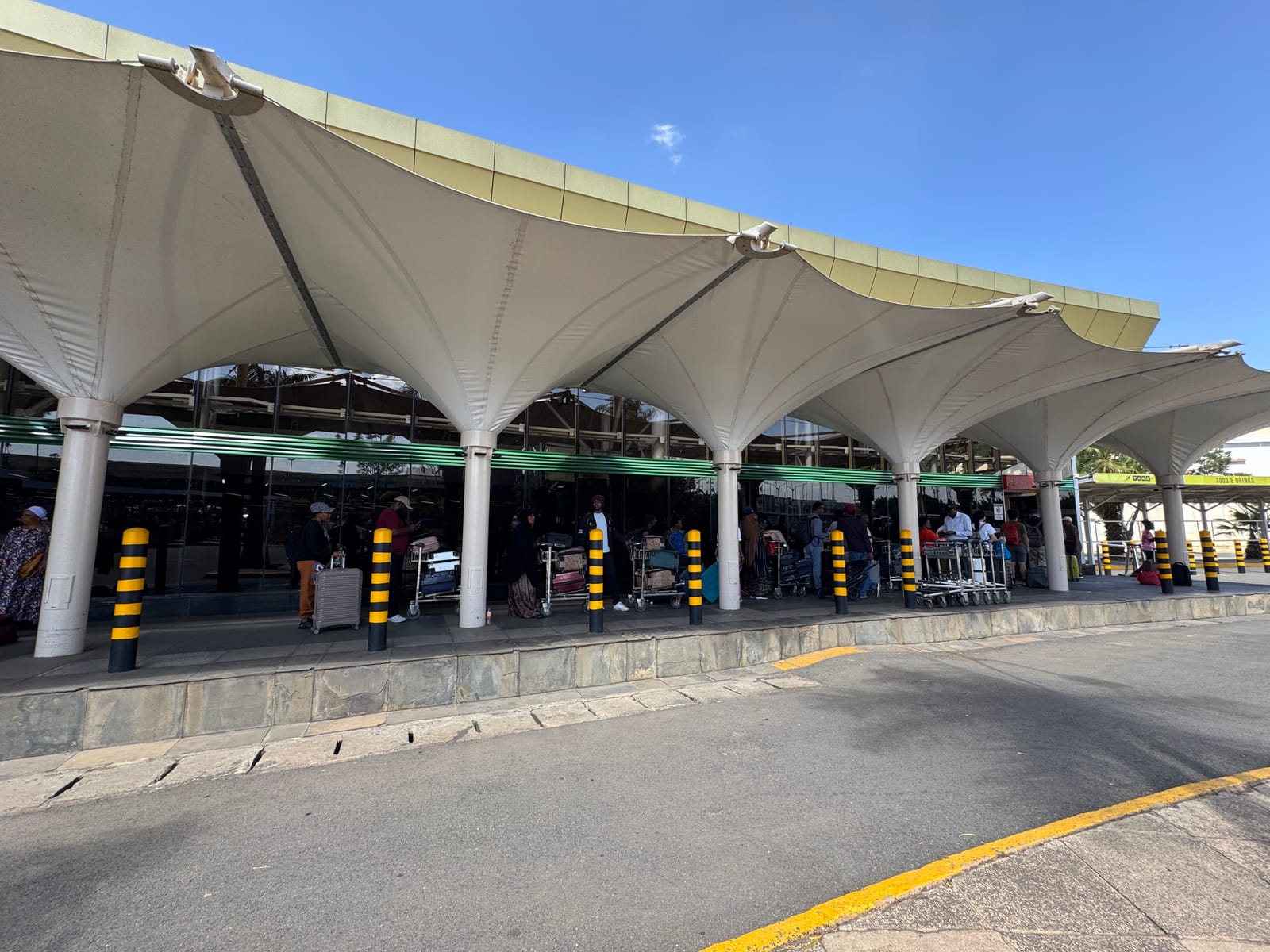 The departures area of Jomo Kenyatta International Airport, Nairobi (file photo, 2026).