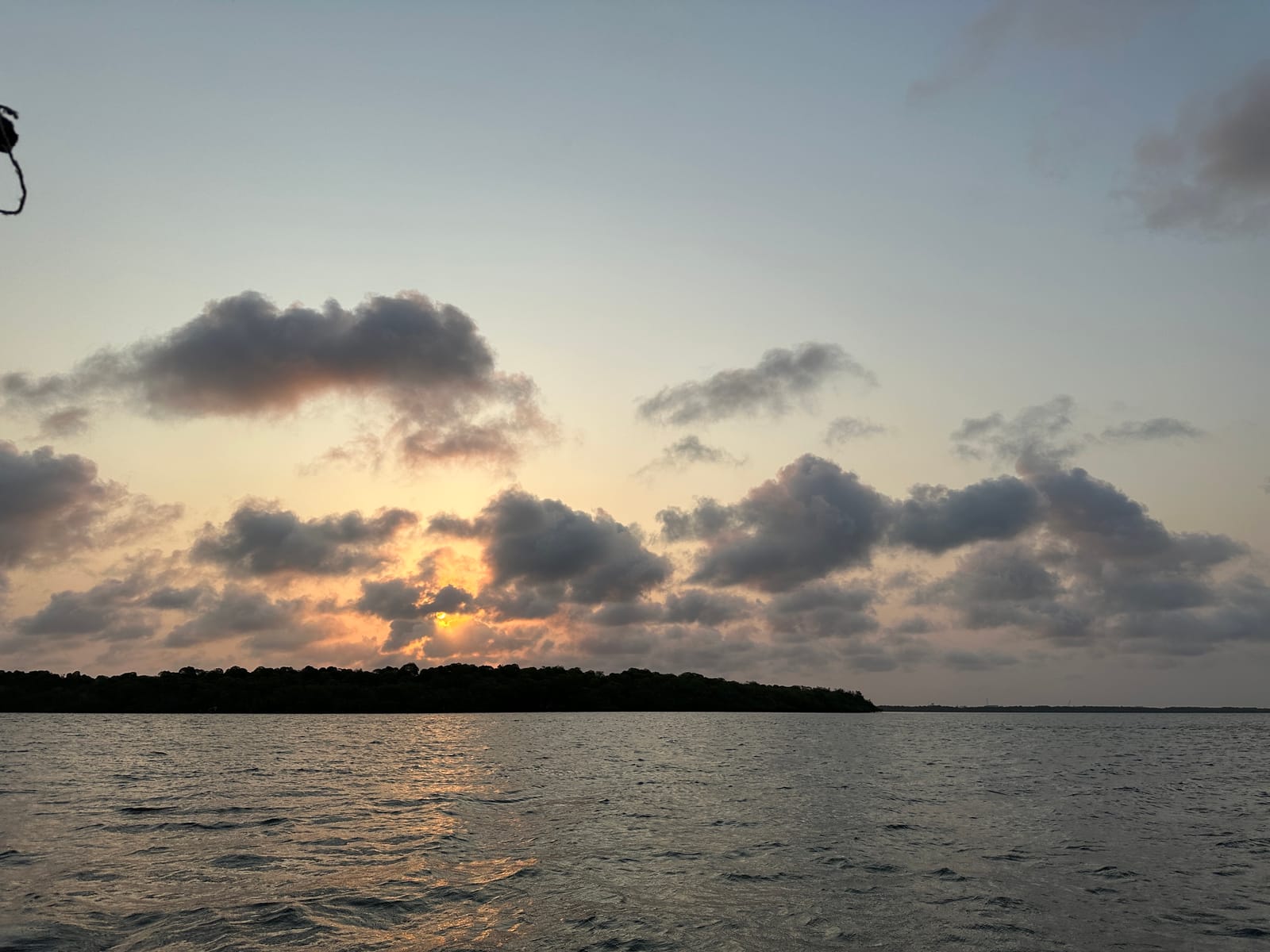 Clouds over the Indian Ocean at sunset, Manda Bay off Lamu, Kenya (file photo, 2023).