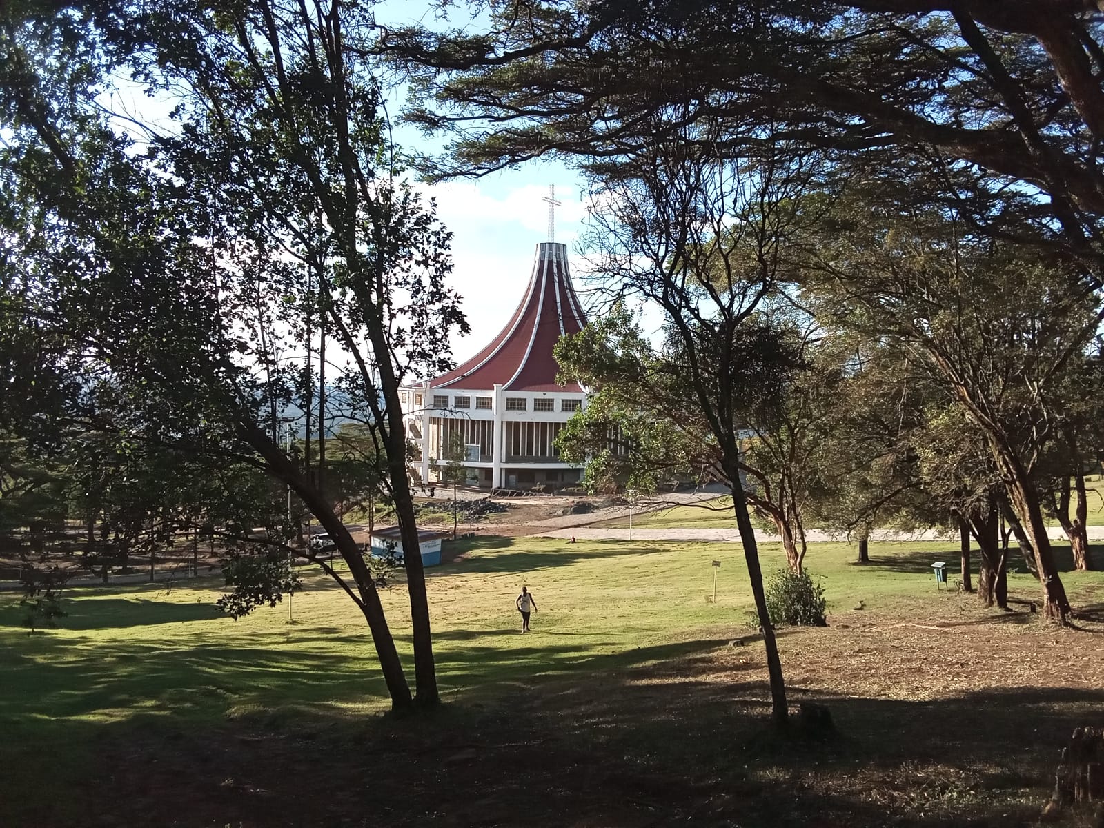 Subukia National Shrine in Nakuru County, the pilgrims' destination (file photo, 2021; not from the crash site).
